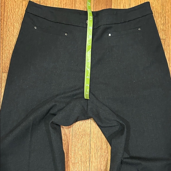 Elliott Lauren Charcoal Gray Straight Dress Pants - Picture 7 of 10